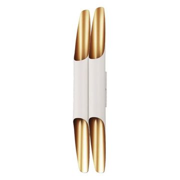 Настенный светильник CLT 332W4-V2 WH-GO белый/золото Crystal Lux