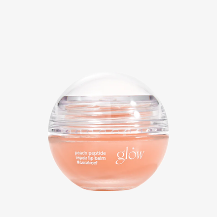 GLOW Бальзам для губ Peach Peptide Lip Balm Сoralreef