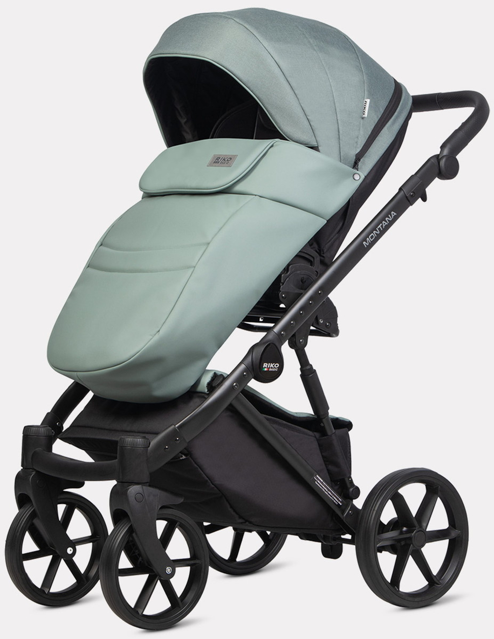 Детская коляска Riko Basic Montana Plus 2 в 1 41 Green зеленый