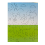 Аппликация Alingar, пакет с европодвесом, "Животные"