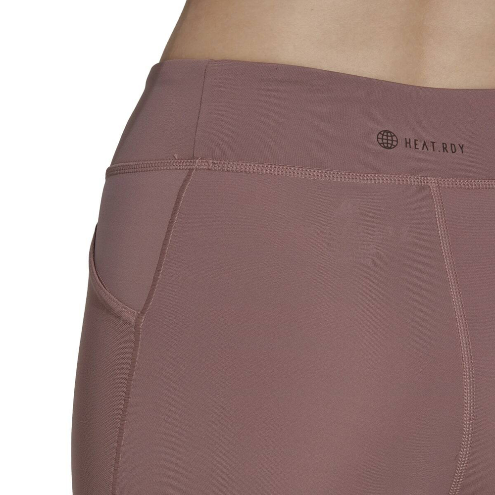 Leginsy Adidas Aeroready Match Tight - Коричневый