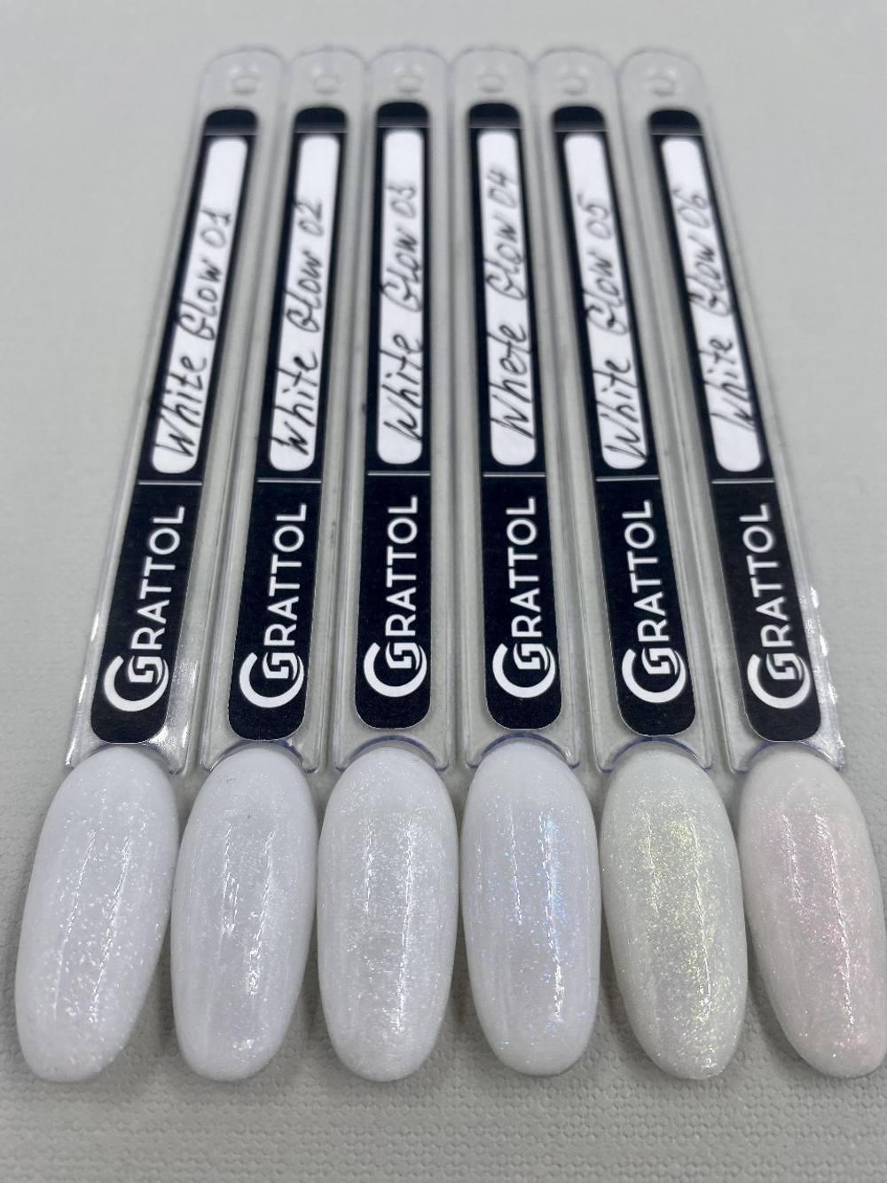 Grattol Camouflage Gel White Glow - Гель молочный с шиммером, 15 мл