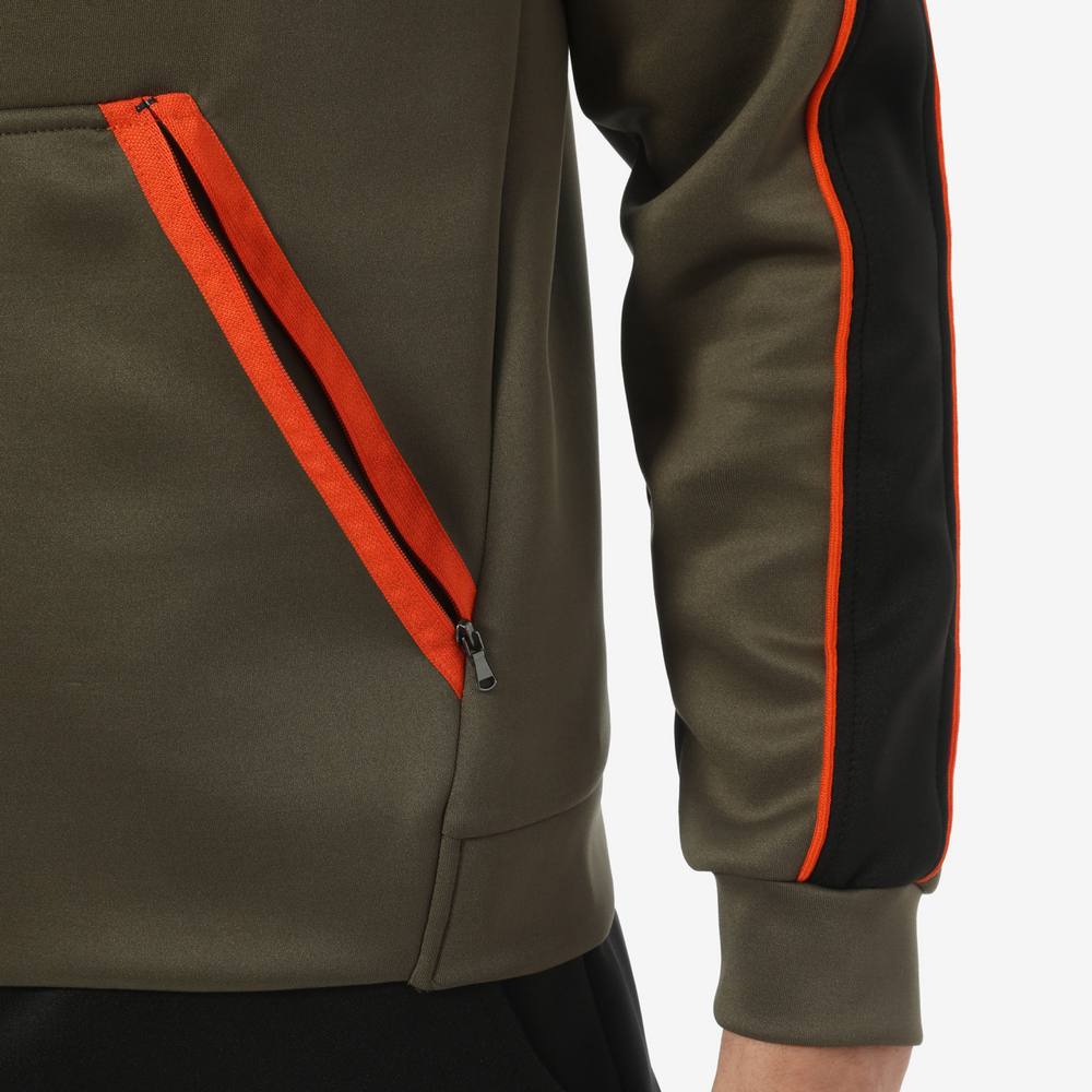 Мужская теннисная кофта Australian Volee Jacket with Hood M - зеленый