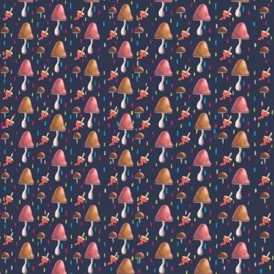 Акварельные грибы