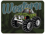 Настольное покрытие для лепки, пластик 430/320 "Western" (Пчёлка)