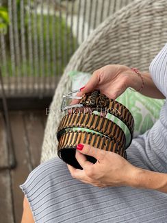 Ремень из кожи питона AC-54