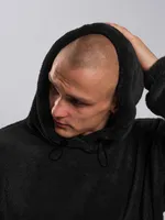 Худи Hardlunch плюшевый черный