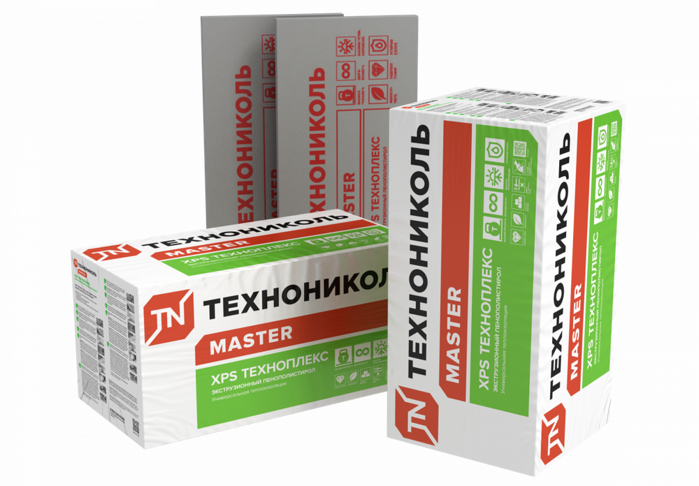 Плиты пенополистирольные экструзионные ТЕХНОПЛЕКС 1180х580х100 4шт