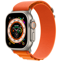 Ремешок Apple Alpine Loop для Apple Watch Ultra 49 мм Orange Размер S (MQDY)