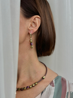 HMG 1308 Биколор Серьги арт.0679