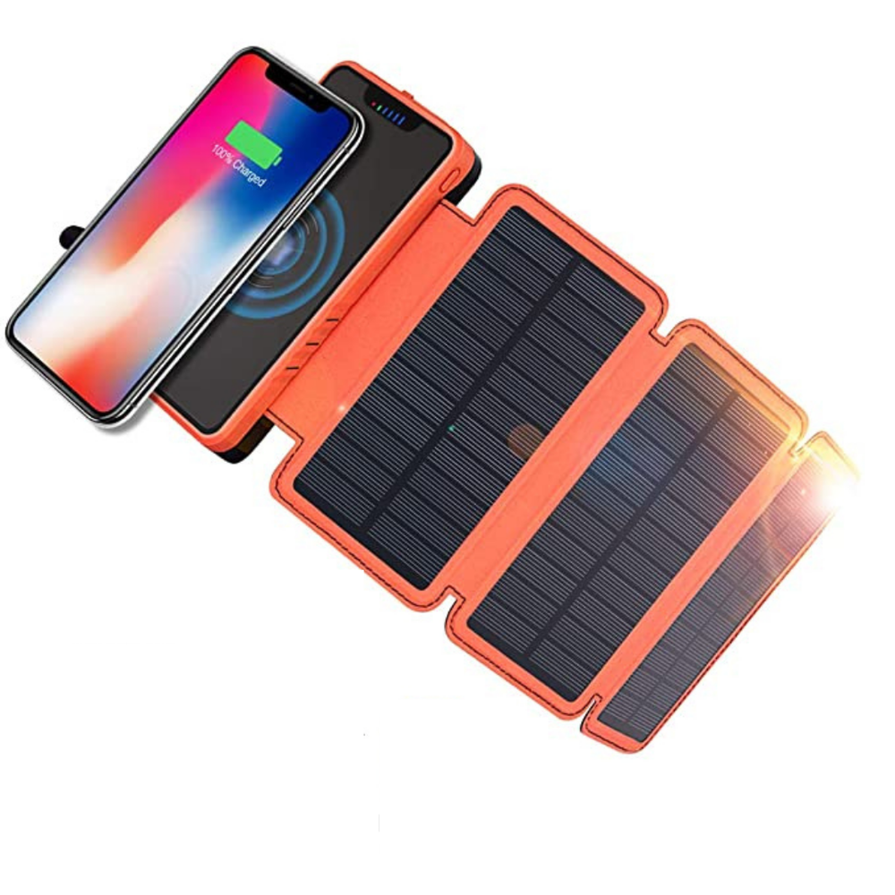 Внешний аккумулятор на солнечных панелях beCamp Power Bank Solar