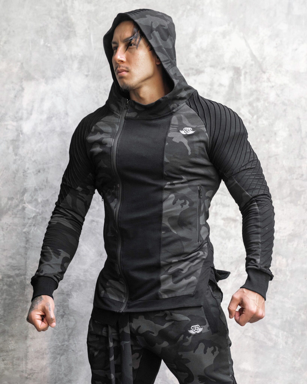 Кофта BODY ENGINEERS XNEO Atlantis Vest Black Camo