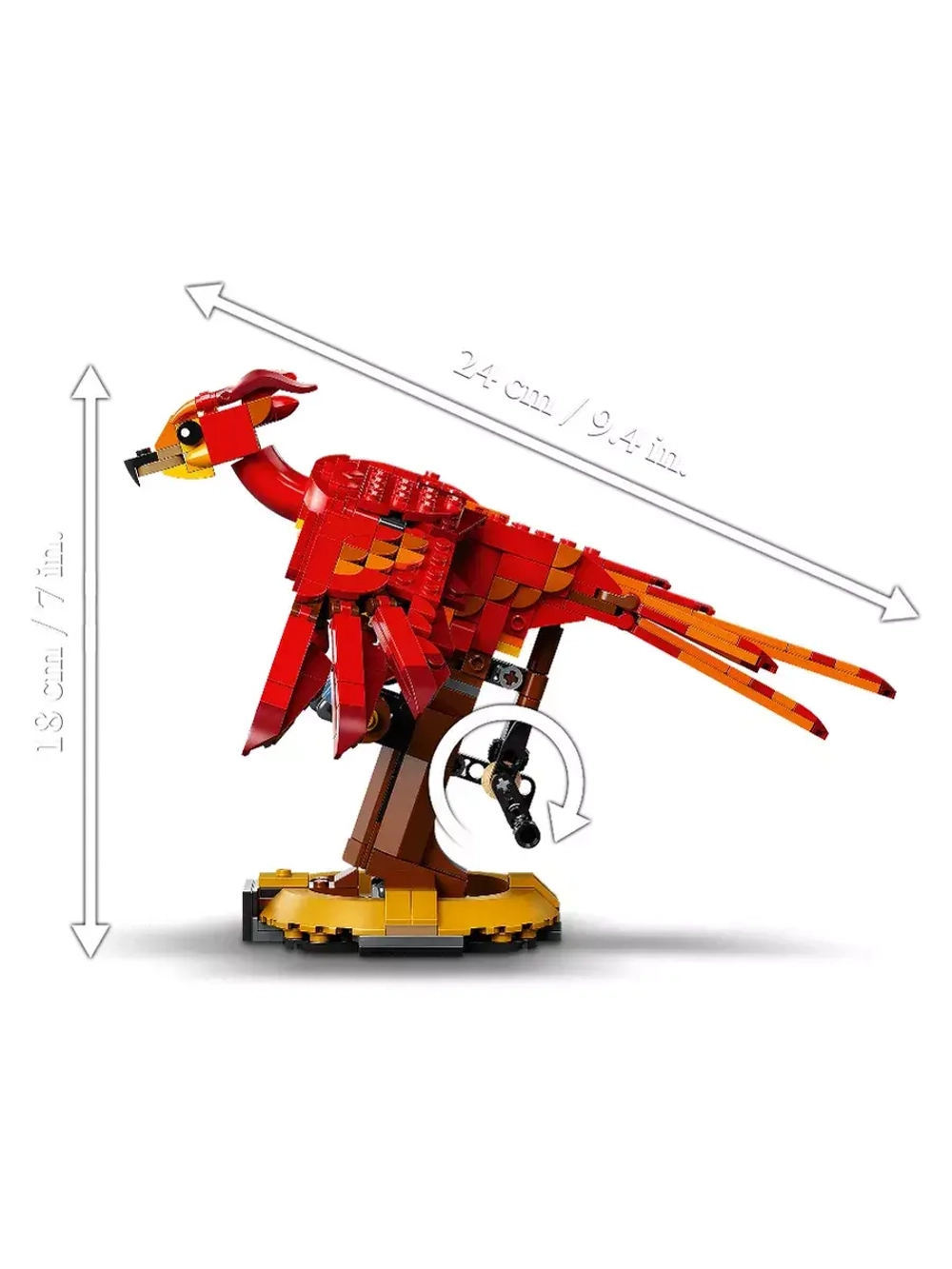 Конструктор Гарри Поттер птица Феникс Дамболдора