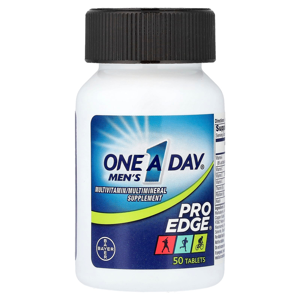 One-A-Day, Men's Pro Edge, полноценный мультивитаминный комплекс, 50 таблеток