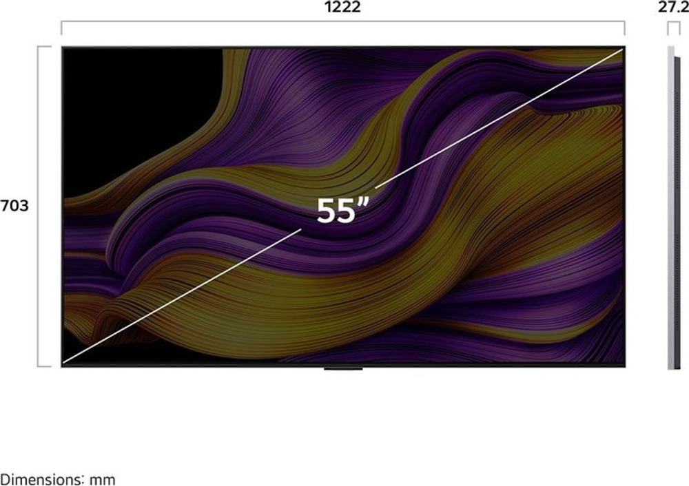 OLED телевизор LG OLED evo AI G5 OLED55G51LW
