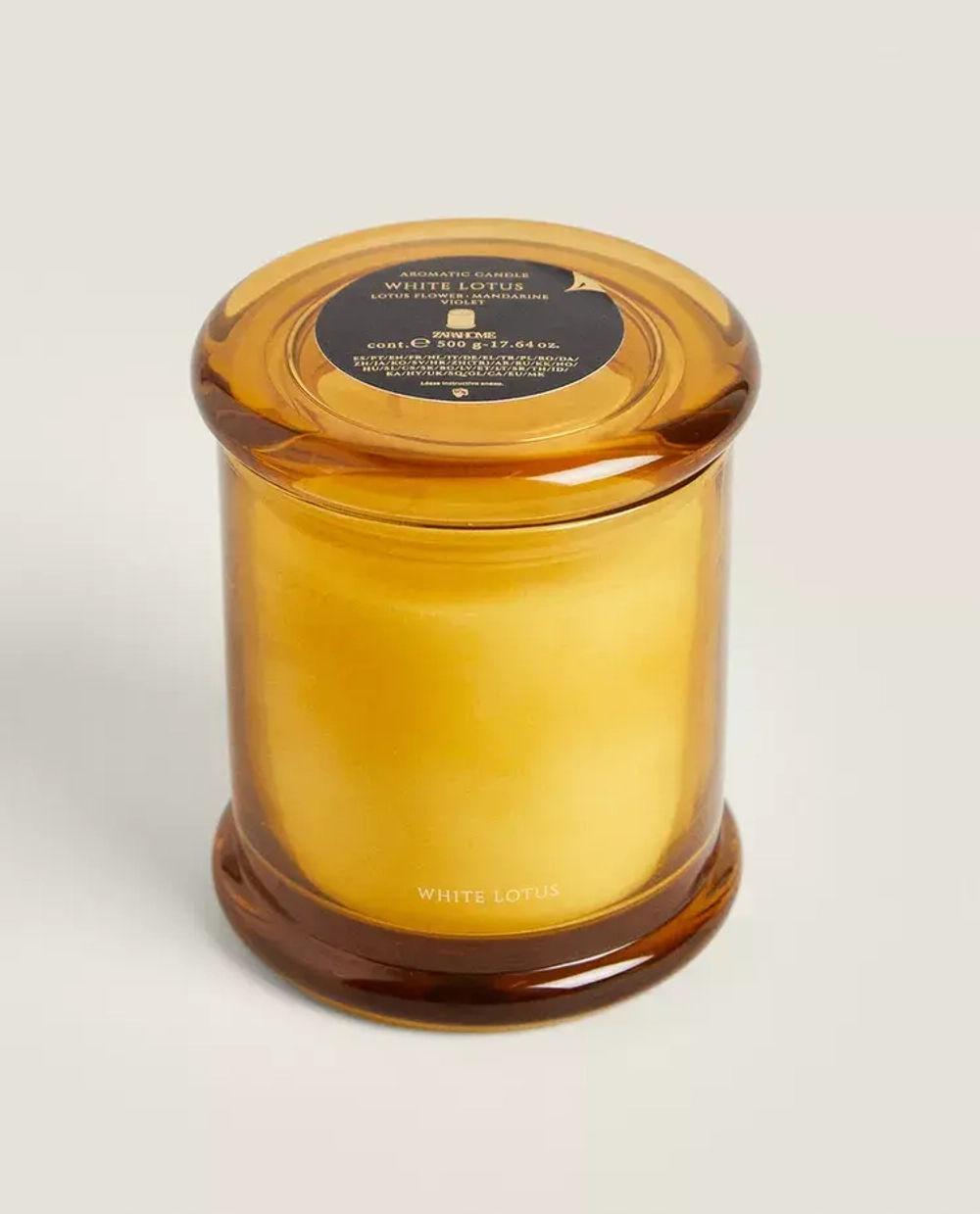 ZARA HOME АРОМАТИЧЕСКАЯ СВЕЧА WHITE LOTUS (500 Г)