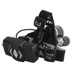 Фонарь налобный светодиодный ЭРА GA-809 аккумуляторный алюминиевый 4 режима трехламповый High Power Headlamp