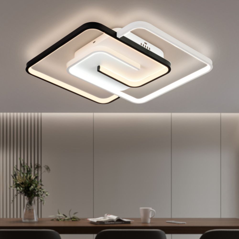 Светильник потолочный светодиодный Rivoli Jenny 6102-103 LED 3950К - 4400К 91 Вт модерн с пультом | Rivoli