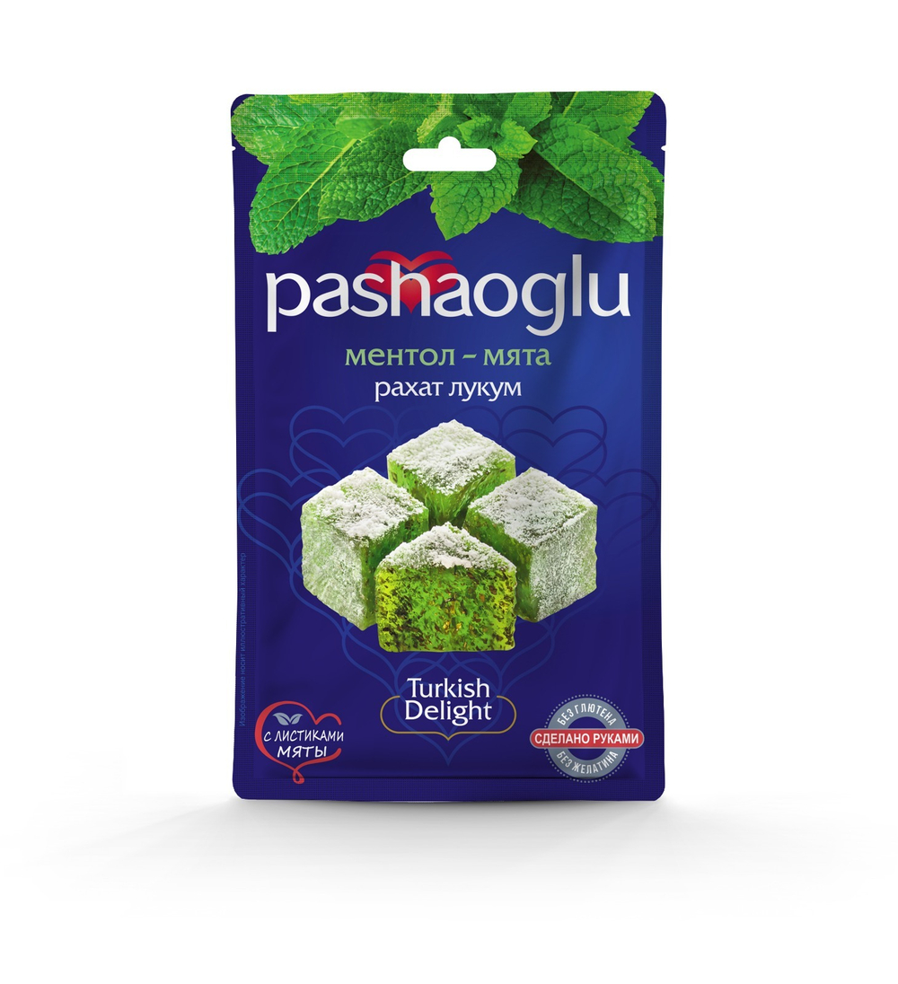 Рахат-Лукум "Pashaoglu" 150 гр  ментол-мята