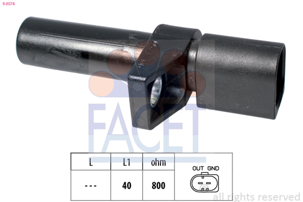 FACET - 90578-FAC - Sensor, crankshaft pulse