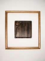 Менажница черная квадратная