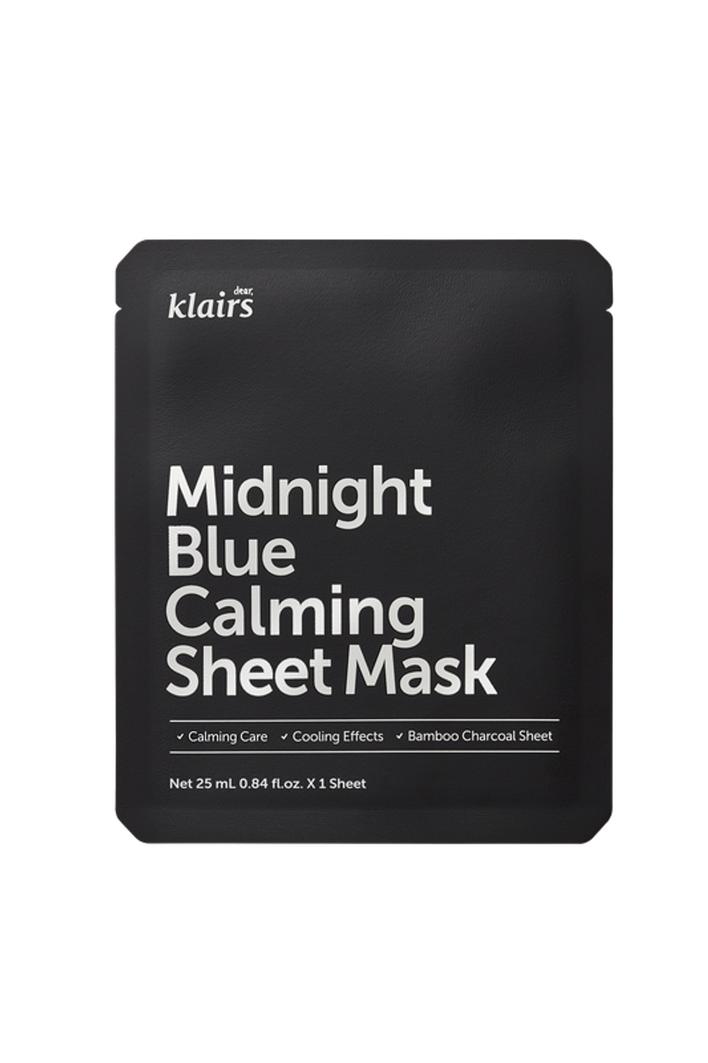 Тканевая маска успокаивающая с охлаждающим действием Dear, Klairs Midnight Blue Calming Sheet Mask