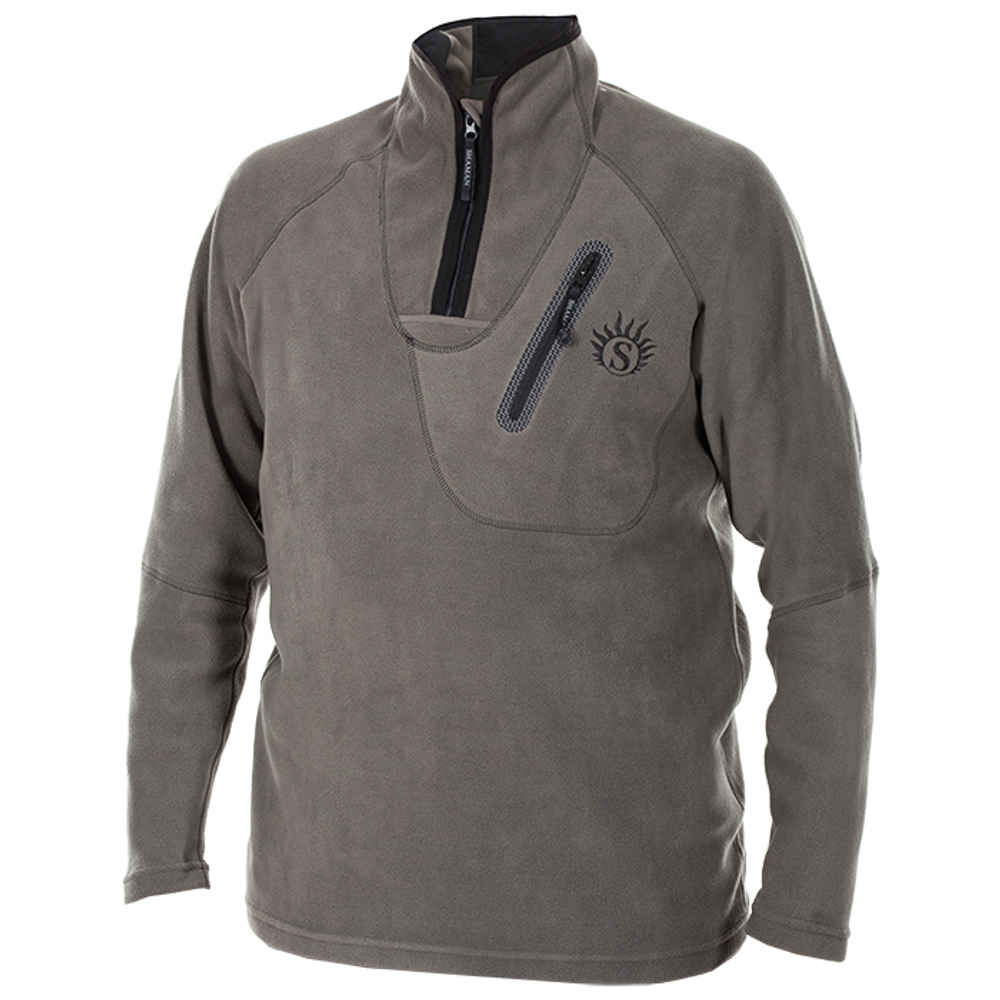 Зимний мужской термокостюм с ремнём ХСН Winter Shaman (Polar fleece) Серый