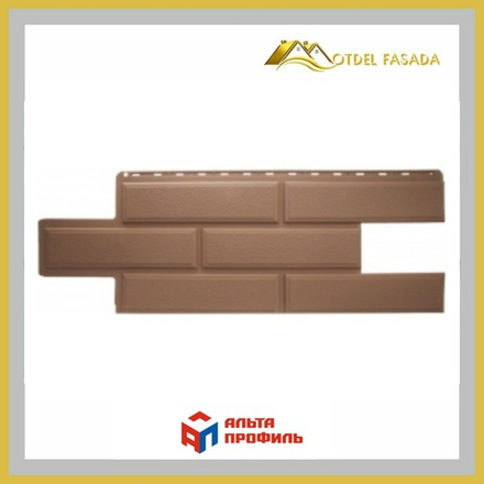 Фасадная панель Альта-Профиль Венеция ЭКО Терракотовый  1,000мм*420мм*0,42м2