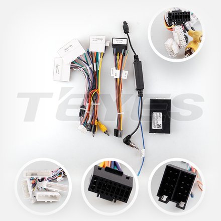 Комплект рамки с разъёмами 10" Renault Master 2010-2020 F1 накладка - Car-Smart 9592F1