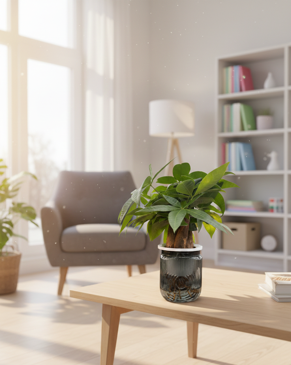 Пахира Little Forest Space Cup Three-Branch горшок с автополивом д.11