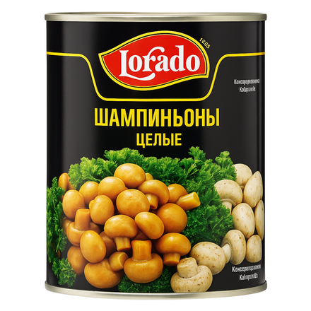 Шампиньоны целые Lorado 314 мл