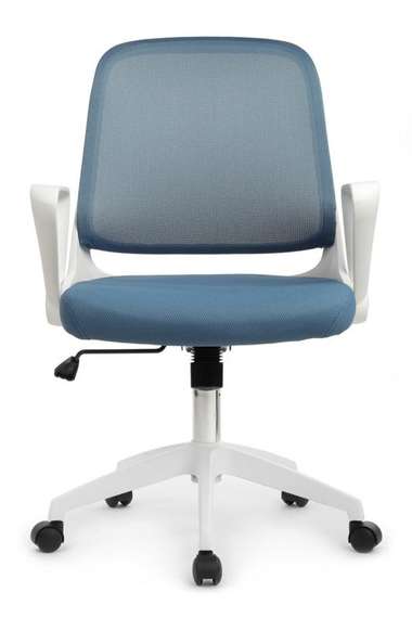 Кресло W-158 Белый Пластик/Синий