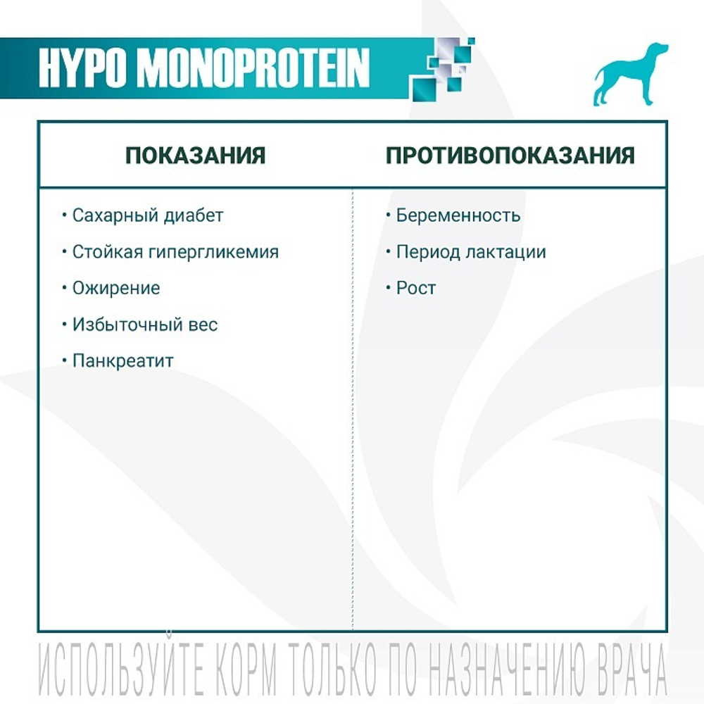 Диетический корм Monge VetSolution Dog Hypo Monoprotein DUCK Гипо монопротеин с уткой для собак для снижения реакции пищевой непереносимости 400 г