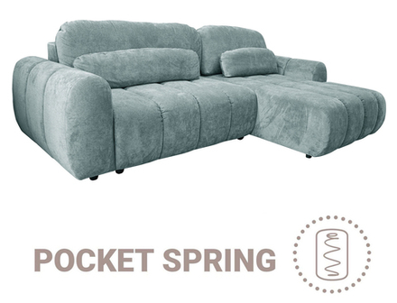 Угловой диван «Баббл» (2ML/R.8MR/L)