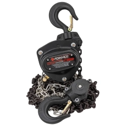 Лебедка механическая подвесная с лепестковым механизмом фиксации цепи натяжения, 2т (длина цепи - 3м) Forsage F-TRC90201A