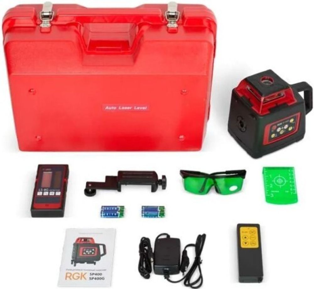 Лазерный уровень RGK SP 400G ротационный 4610011872891