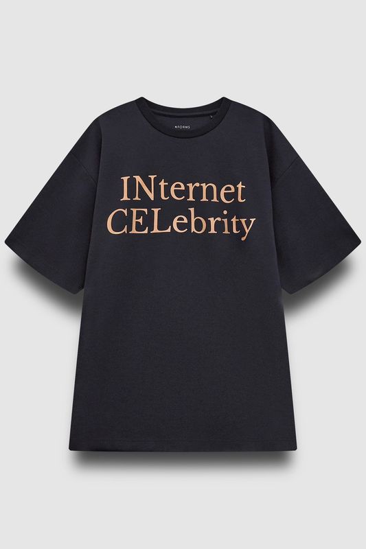 Футболка Internet Celebrity, черный