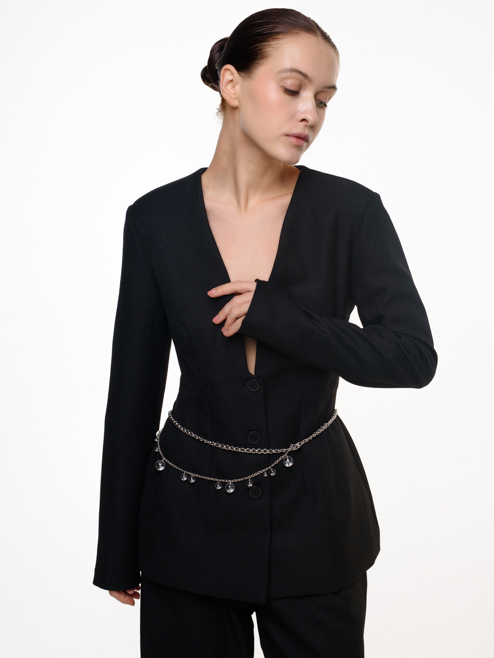 Пояс с горным хрусталем