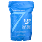 Seven Minerals, Sleep Well, магниевые хлопья для ванн, лаванда и кедр, 1,36 кг (3 фунта)