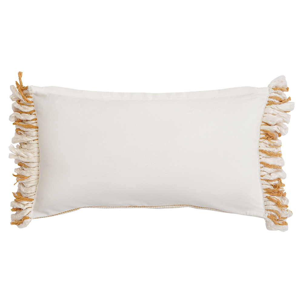 Чехол на подушку горчичного цвета clouds из коллекции ethnic, 35х60 см