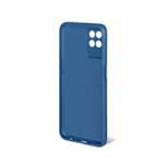 Силиконовый чехол с микрофиброй для Realme 8i blue DF
