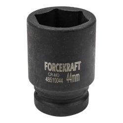 Головка ударная глубокая 1'', 44мм (6гр) FORCEKRAFT FK-48510044