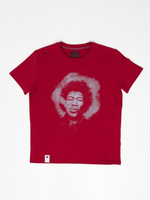 Футболка бордовая Jimi Hendrix