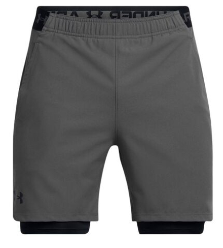 Теннисные шорты Under Armour Vanish Woven 2-in-1 - castlerock/black