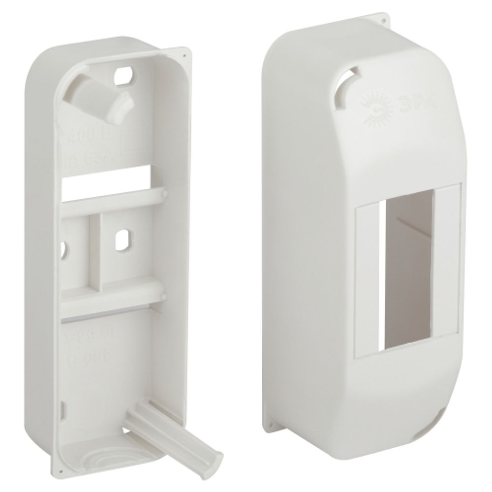 Корпус пластиковый навесной ЭРА SIMPLE КМПн 1/2 IP20 белый