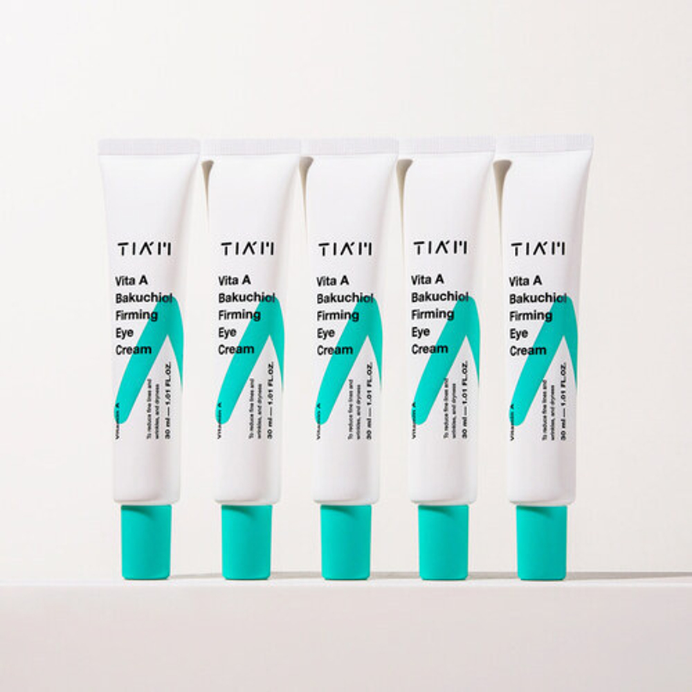 TIAM Крем для век с бакучиолом - Vita A Bakuchiol Firming Eye Cream, 30мл