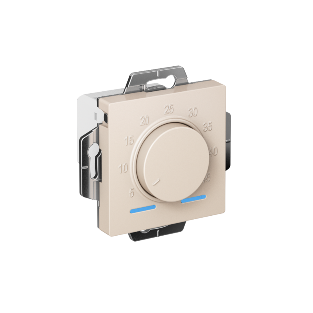 Механизм термостата ATLASDESIGN электрон. теплого пола с датчиком 10А беж. SchE ATN000235