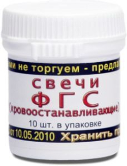 Свечи ректальные кровоостанавливающие при геморрое