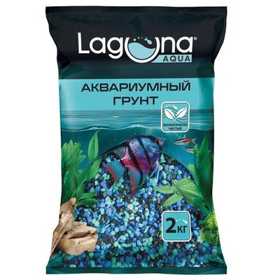 Грунт "Малахитовая шкатулка", 5-10мм, 2кг, Laguna AQUA