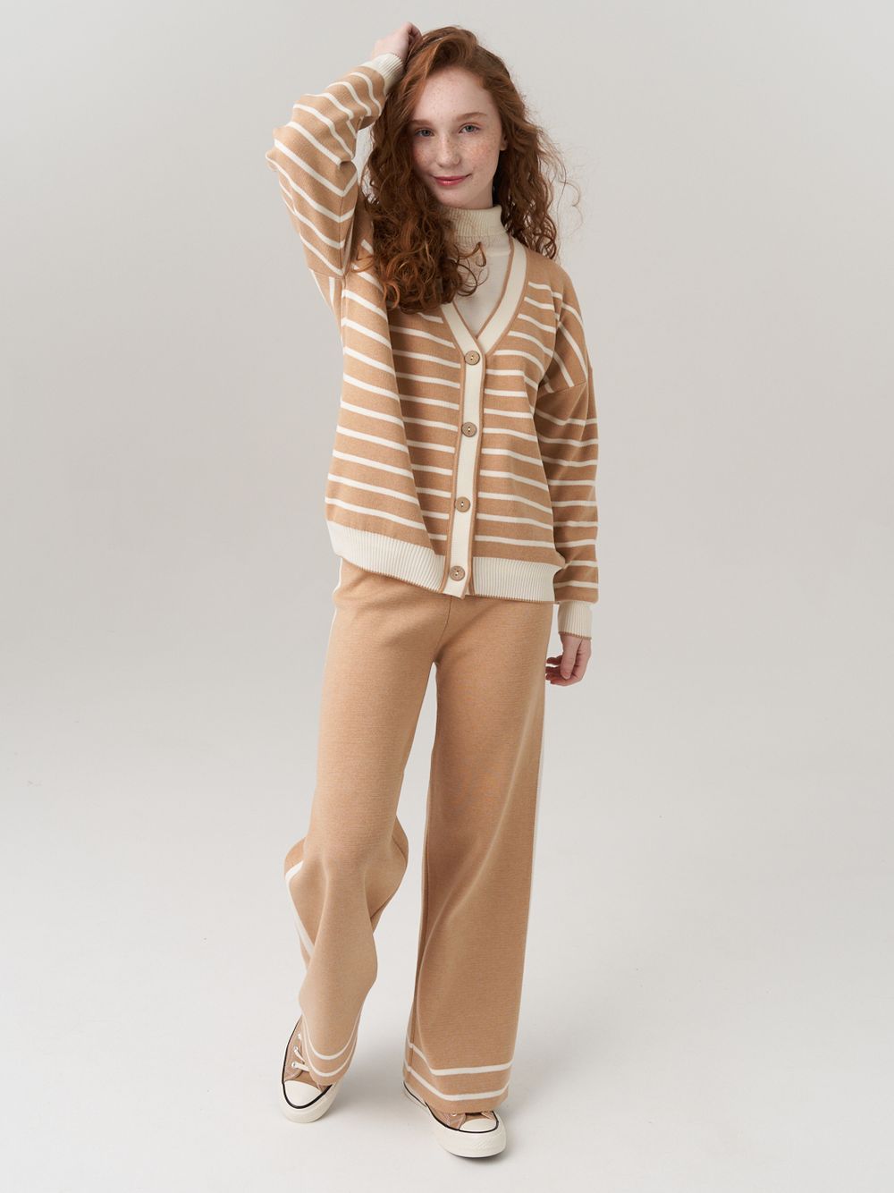 АТ570-1 Брюки для девочки сахара